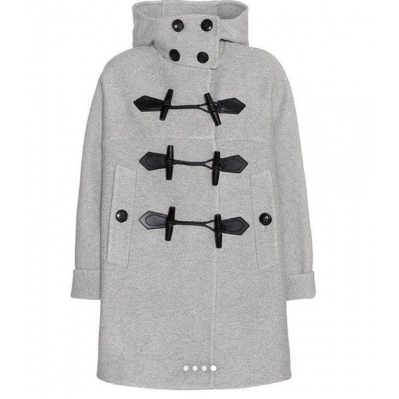 EUC authentic Burberry Brit oversized virgin wool cashmere duffle coat - Picture 3 of 11